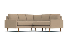 Scott 2pc L-Sectional Sofa :: Leg Finish: Pecan