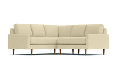 Scott 2pc L-Sectional Sofa :: Leg Finish: Pecan