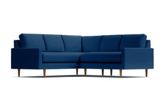 Scott 2pc L-Sectional Sofa :: Leg Finish: Pecan