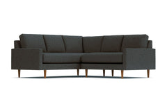 Scott 2pc L-Sectional Sofa :: Leg Finish: Pecan