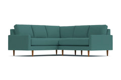 Scott 2pc L-Sectional Sofa :: Leg Finish: Pecan