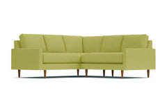 Scott 2pc L-Sectional Sofa :: Leg Finish: Pecan
