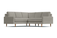 Scott 2pc L-Sectional Sofa :: Leg Finish: Pecan