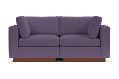 Taylor Plush 2pc Modular Sofa :: Leg Finish: Pecan