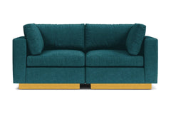 Taylor Plush 2pc Modular Sofa :: Leg Finish: Natural