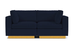 Taylor Plush 2pc Modular Sofa :: Leg Finish: Natural