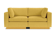 Taylor Plush 2pc Modular Sofa :: Leg Finish: Natural