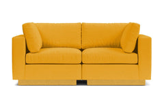 Taylor Plush 2pc Modular Sofa :: Leg Finish: Natural
