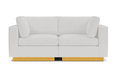 Taylor Plush 2pc Modular Sofa :: Leg Finish: Natural