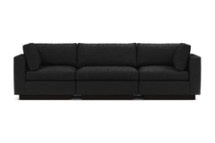 Taylor Plush 3pc Modular Sofa :: Leg Finish: Espresso