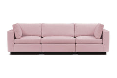 Taylor Plush 3pc Modular Sofa :: Leg Finish: Espresso