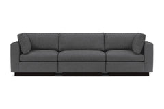 Taylor Plush 3pc Modular Sofa :: Leg Finish: Espresso