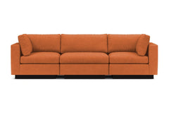 Taylor Plush 3pc Modular Sofa :: Leg Finish: Espresso