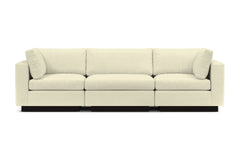 Taylor Plush 3pc Modular Sofa :: Leg Finish: Espresso