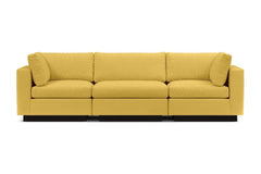 Taylor Plush 3pc Modular Sofa :: Leg Finish: Espresso