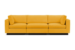 Taylor Plush 3pc Modular Sofa :: Leg Finish: Espresso