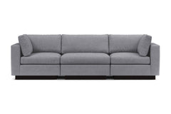 Taylor Plush 3pc Modular Sofa :: Leg Finish: Espresso