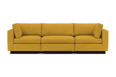 Taylor Plush 3pc Modular Sofa :: Leg Finish: Espresso