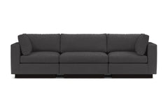 Taylor Plush 3pc Modular Sofa :: Leg Finish: Espresso
