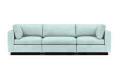 Taylor Plush 3pc Modular Sofa :: Leg Finish: Espresso