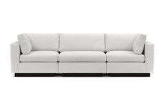 Taylor Plush 3pc Modular Sofa :: Leg Finish: Espresso