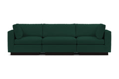 Taylor Plush 3pc Modular Sofa :: Leg Finish: Espresso