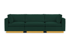 Taylor Plush 3pc Modular Sofa :: Leg Finish: Natural