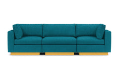 Taylor Plush 3pc Modular Sofa :: Leg Finish: Natural