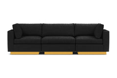Taylor Plush 3pc Modular Sofa :: Leg Finish: Natural