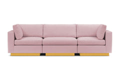 Taylor Plush 3pc Modular Sofa :: Leg Finish: Natural