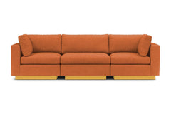 Taylor Plush 3pc Modular Sofa :: Leg Finish: Natural