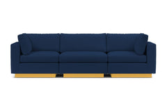 Taylor Plush 3pc Modular Sofa :: Leg Finish: Natural