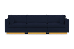 Taylor Plush 3pc Modular Sofa :: Leg Finish: Natural