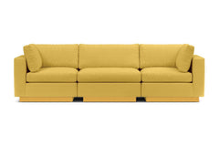 Taylor Plush 3pc Modular Sofa :: Leg Finish: Natural