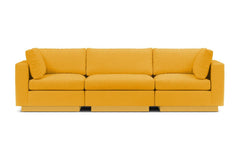 Taylor Plush 3pc Modular Sofa :: Leg Finish: Natural