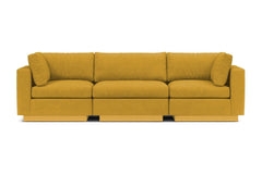 Taylor Plush 3pc Modular Sofa :: Leg Finish: Natural