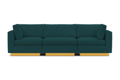 Taylor Plush 3pc Modular Sofa :: Leg Finish: Natural