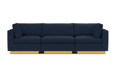 Taylor Plush 3pc Modular Sofa :: Leg Finish: Natural