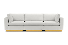 Taylor Plush 3pc Modular Sofa :: Leg Finish: Natural