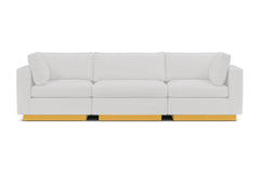 Taylor Plush 3pc Modular Sofa :: Leg Finish: Natural