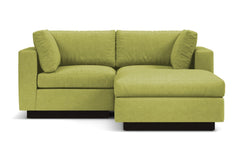 Taylor Plush 3pc Modular Reversible Chaise Sofa :: Leg Finish: Espresso