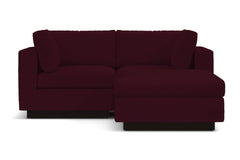 Taylor Plush 3pc Modular Reversible Chaise Sofa :: Leg Finish: Espresso