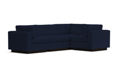 Taylor Plush 4pc Modular L-Sectional Sofa :: Leg Finish: Espresso