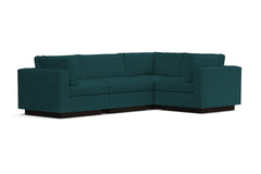 Taylor Plush 4pc Modular L-Sectional Sofa :: Leg Finish: Espresso