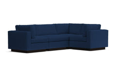 Taylor Plush 4pc Modular L-Sectional Sofa :: Leg Finish: Espresso