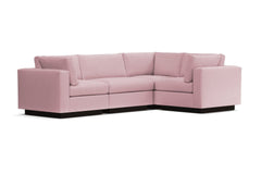 Taylor Plush 4pc Modular L-Sectional Sofa :: Leg Finish: Espresso