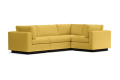 Taylor Plush 4pc Modular L-Sectional Sofa :: Leg Finish: Espresso