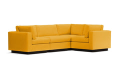 Taylor Plush 4pc Modular L-Sectional Sofa :: Leg Finish: Espresso