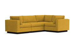 Taylor Plush 4pc Modular L-Sectional Sofa :: Leg Finish: Espresso