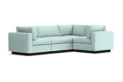 Taylor Plush 4pc Modular L-Sectional Sofa :: Leg Finish: Espresso